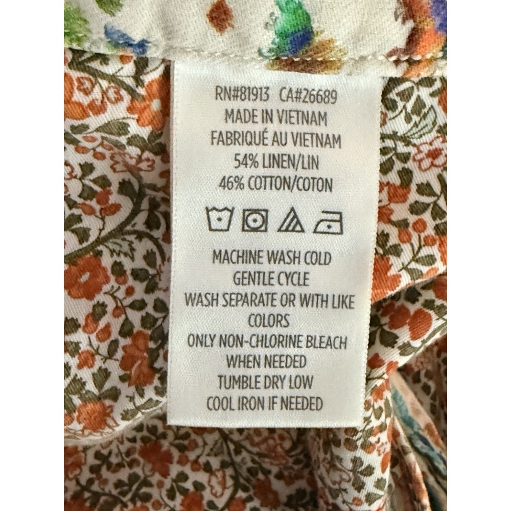 Robert Graham Classic Yates Shorts Men 38 Patchwork Print Linen Cotton Resort - Picture 15 of 15